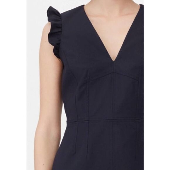 Tailored By Rebecca Taylor Stretch Modern V Neck Size 12 - Picture 3 of 14